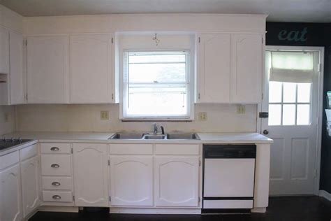 Painting Oak Kitchen Cabinets White Wooden Cabinets Vintage