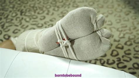 socks and shibari — coscorella born to be bound 51 jj plush bound in