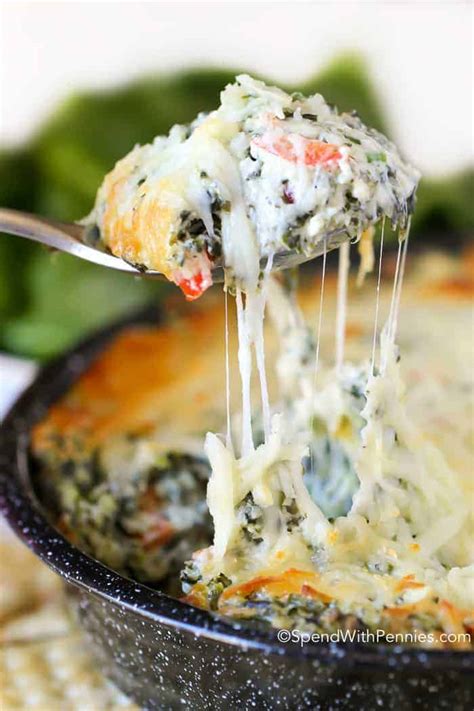 Easy Cheesy Spinach Dip With Ranch Mix Spend With Pennies