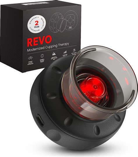 Revo The Original 4 In 1 Smart Cupping Therapy Massager With Red Light