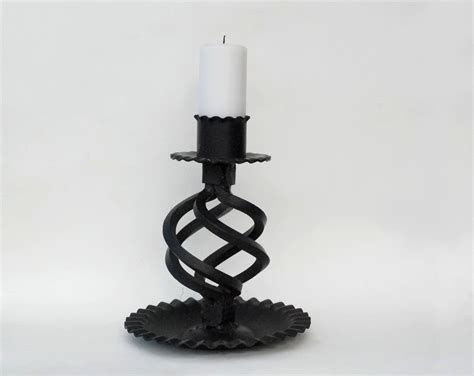 Wrought Iron Candle Holder Candlestick By Frenchtouchboutique