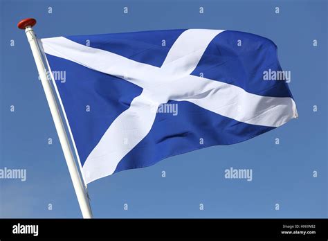 Scottish Flag Flying Hi Res Stock Photography And Images Alamy