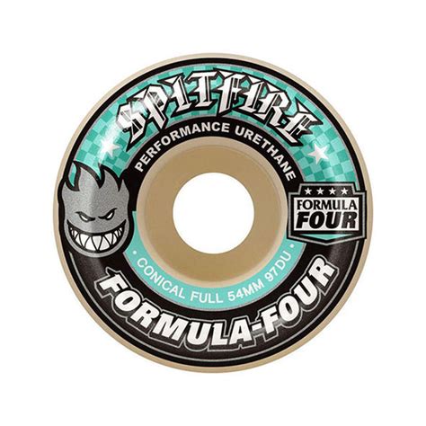 Spitfire Formula Four 97d Conical Full Wheels Blue 54mm Xtreme