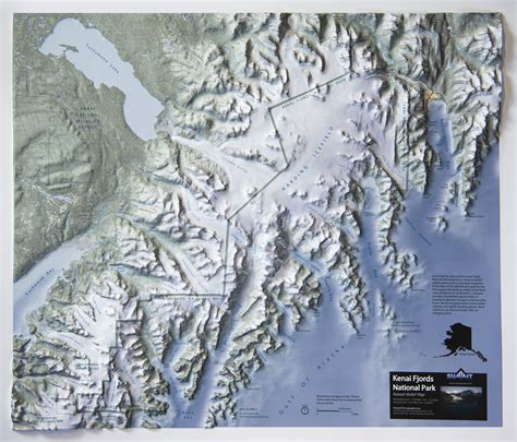 Kenai Fjords National Park Map Summit Maps