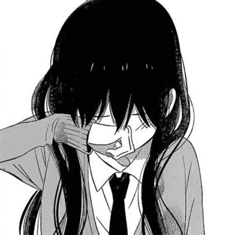 Sad Anime Pfp Black And White Manga Black And White Tumblr Black