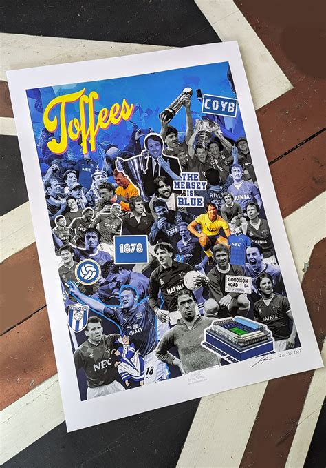 Everton History Limited Edition Print Everton Print Everton