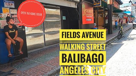 Fields Avenue Walking Street Balibago Angeles City Update Youtube