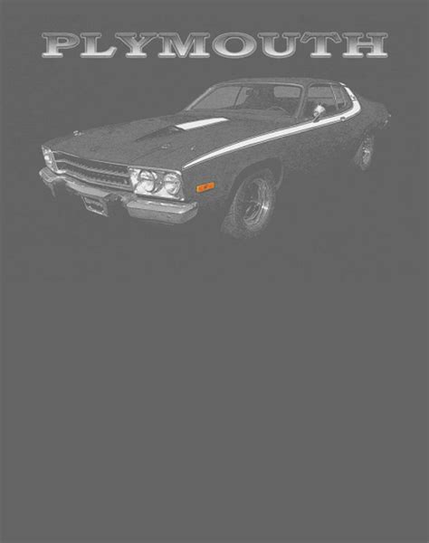 1973 Plymouth Roadrunner Digital Art By Morisa Soria Fine Art America