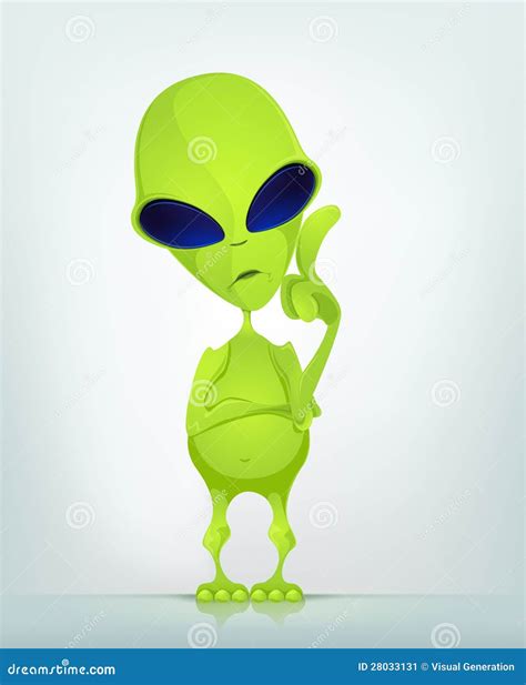 Funny Alien Stock Image Image 28033131