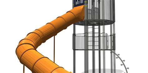 12 Tower El Slide Large Configurable Tunnel Slide For Playodyssey