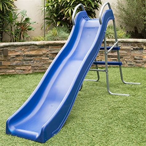 Outward Play Slippery Backyard Wave Slide With Two Step Ladder Toys Games Outdoor Equipment Slides