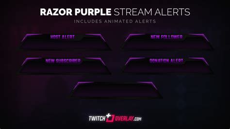 Free Purple Twitch Alerts For Streamlabs And Stream Elements