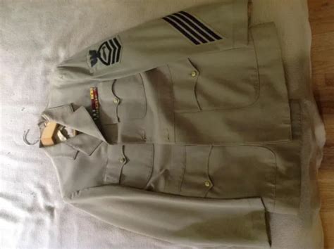 Militaria Vintage Wwii Us Navy Chief Petty Officer Torpedoman Khaki