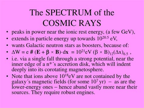 Ppt The Cosmic Rays Powerpoint Presentation Free Download Id3959297