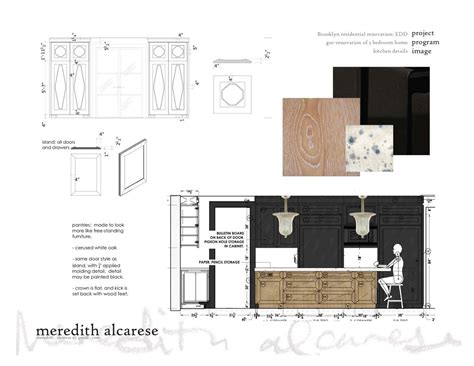 Drawings Details And Furniture Specs Meredith Lorenzen Archinect