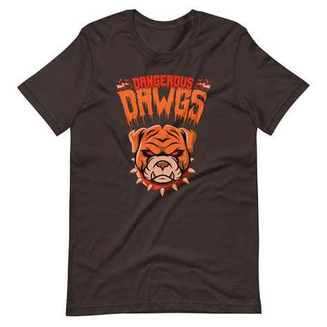 Dangerous Dawgs T Shirt Browns Nation Swag