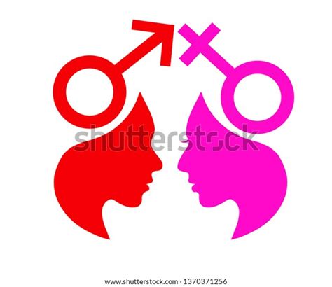Male Female Sex Logo Symbol Vector Stock Vector Royalty Free 1370371256 Shutterstock