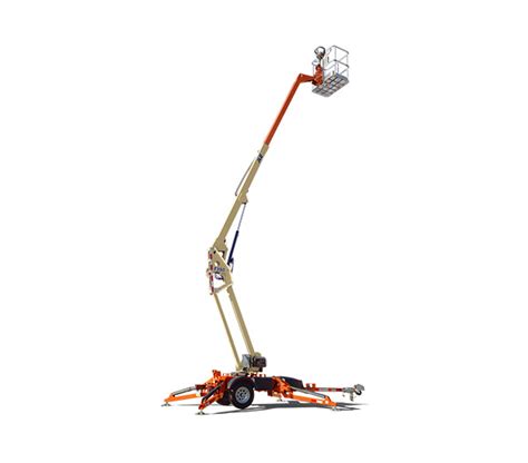 All manlift models include a 110v ac receptacle at the platform for powering small electric tools. Towable Boom Lifts - All Choice Rentals