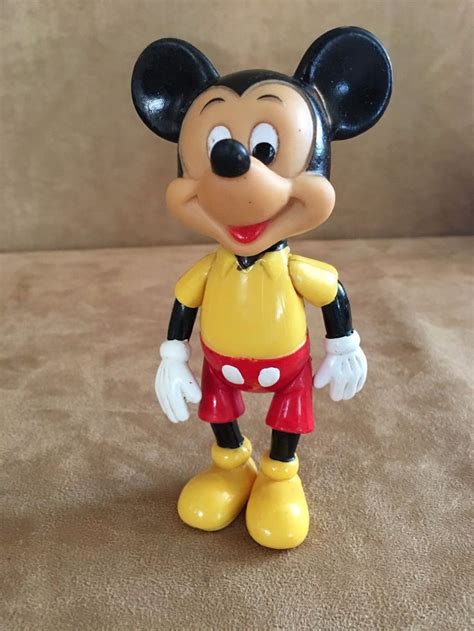 Disney Wdp 5 12 Vintage Mickey Mouse Toy Plastic Figure Walt Productions Ebay Игрушки