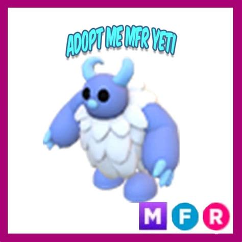 Roblox Adopt Me Mfr Yeti Neon Fly Ride Cheap And Fast Etsy Israel