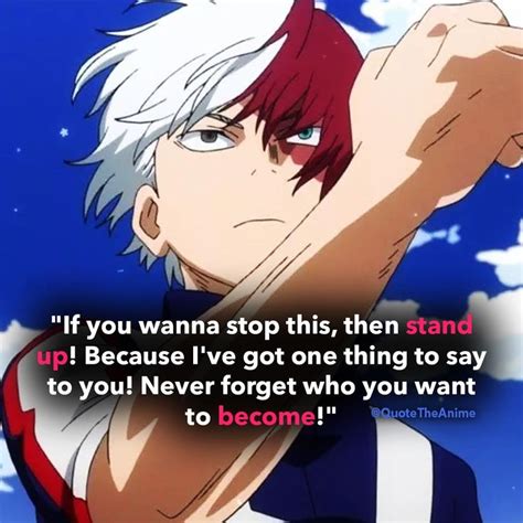 15 Powerful Shoto Todoroki Quotes My Hero Academia Anime Quotes