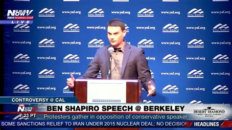 full speech conservative ben shapiro speaks at uc berkeley amid protests fnn youtube