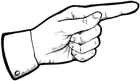 hand pointing clip art - Clip Art Library