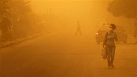 Middle East Dust Storm Puts Dozens In Hospital Bbc News