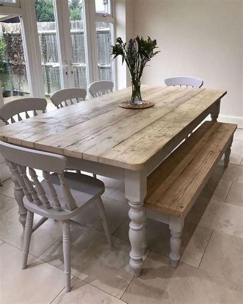 large farmhouse dining table Dining farmhouse table rustic farm room kitchen tables modern wood style natural dark person dinning choose board