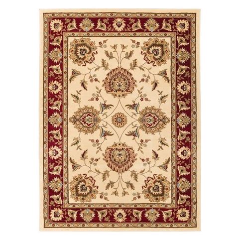 Sultan Sarouk Ivory Traditional Oriental Persian Floral Formal Area Rug