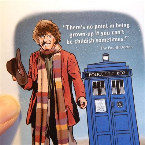 Doctor Who Birthday Card With Tardis And Fourth Doctor Etsy Doctor