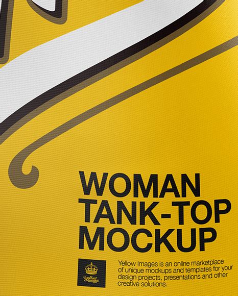 Download Womens Tank Top Premium Mockup - Halfside View in Apparel ...