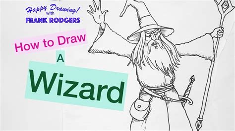 How To Draw A Wizard Illustration Live With Frank Rodgers Youtube