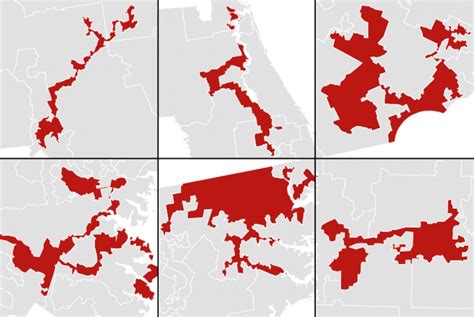 Gerrymandered Congressional Districts The Map Room