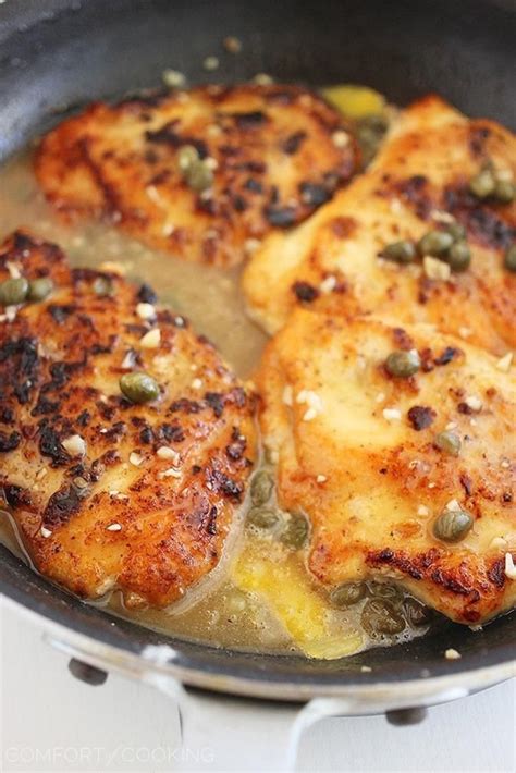 Skinny Lemon Chicken Piccata Healthy Chicken Recipes