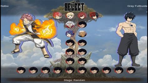 Fairy Tail Mugen Game By Mugenation Preview Next Release Gameplay