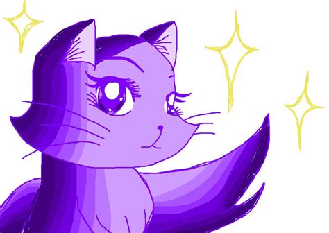 Purple Kitty By Kittykolorz On Deviantart