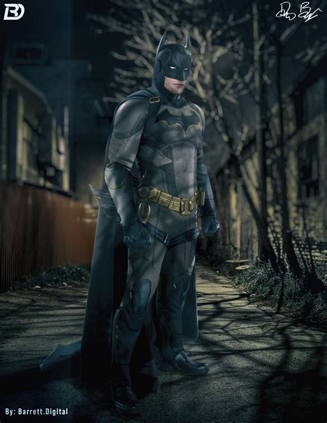 Fanart Batsuit Concept For The Batman By Barrett Digital Rbatman