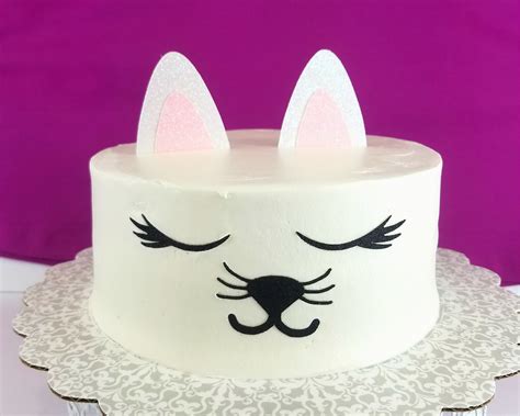 Hole in one birthday cake. Kitty Cat Cake Topper, birthday cake toppers, Birthday ...