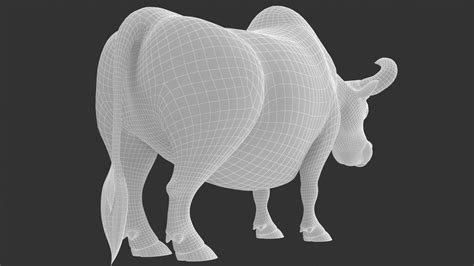 bull toon 3d model turbosquid 1684283