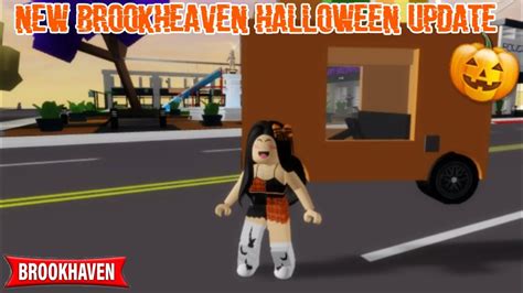 Brookhaven Halloween Update Brookahaven Rp Roblox Youtube