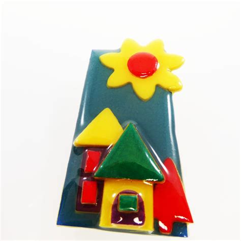 Lucinda Yates Vintage House Pin Sunshine Flower Vintage Etsy