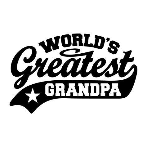 World's Greatest Grandpa SVG Cricut Cutter Vector | Etsy
