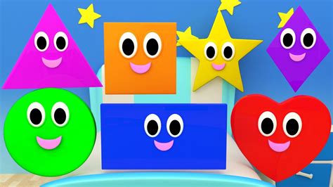 Play a word game to learn and practise shapes vocabulary. Shapes Songs Nursery Rhymes For Kids And Children Learn ...