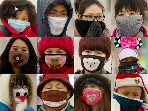 Medical Face Masks With Designsfashion Face Masks Take Over The Streets As Chinas Air Pollution