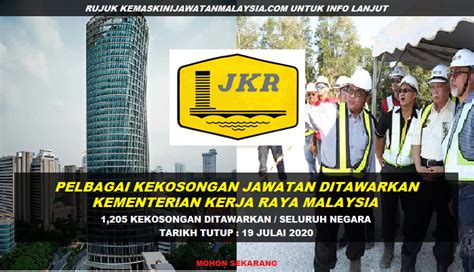 Kementerian kerja raya malaysia : RASMI PELBAGAI KEKOSONGAN JAWATAN KEMENTERIAN KERJA RAYA ...