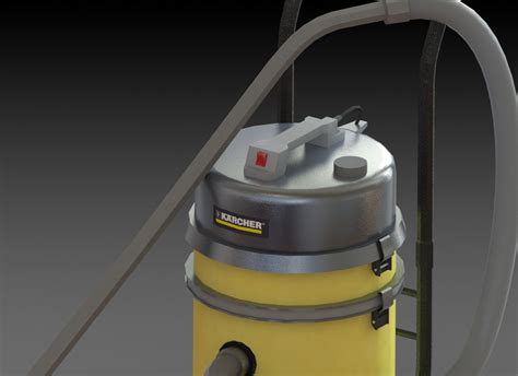 Industrial Vacuum Cleaner Kärcher 2020 3d Cad Model Library Grabcad