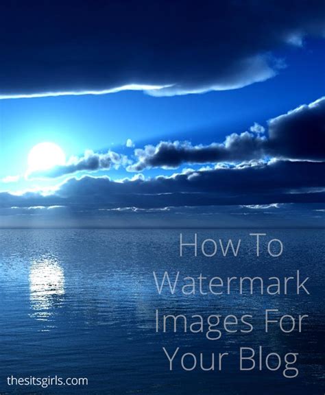 How To Watermark Images Watermarking Images For Blog