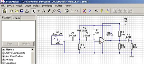 Circuit Maker 2000 Wykresy Elektrodapl