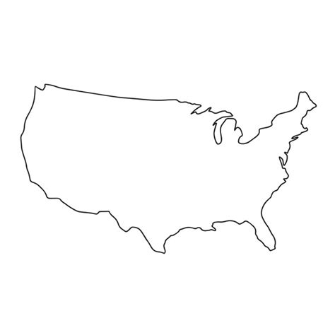 American Map Outline Sketch Images Stock Photos D Objects Vectors Shutterstock